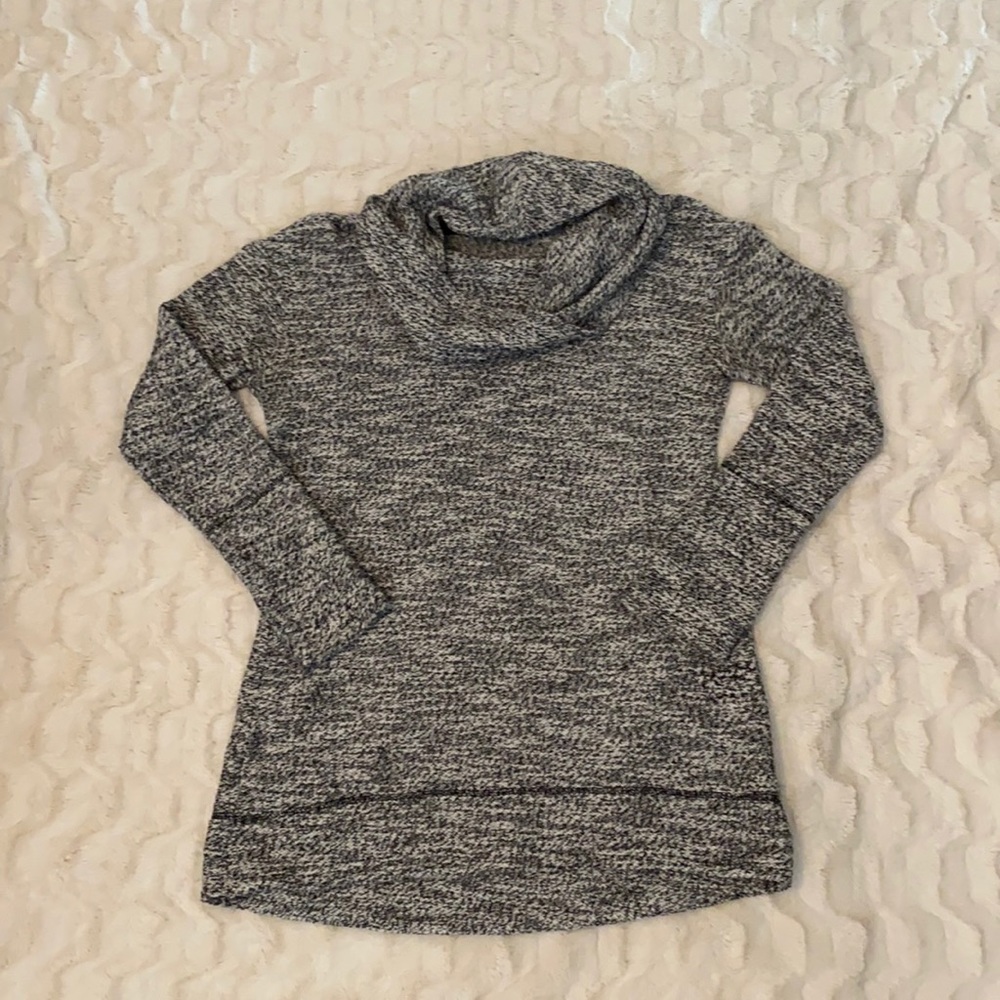 Heathered Grey Tunic Sweater